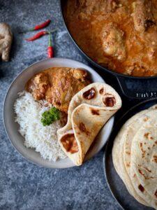 Read more about the article Indian Butter Chicken mit Sauerteig Naan