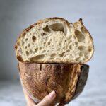 Sauerteigbrot mit Eiweiß